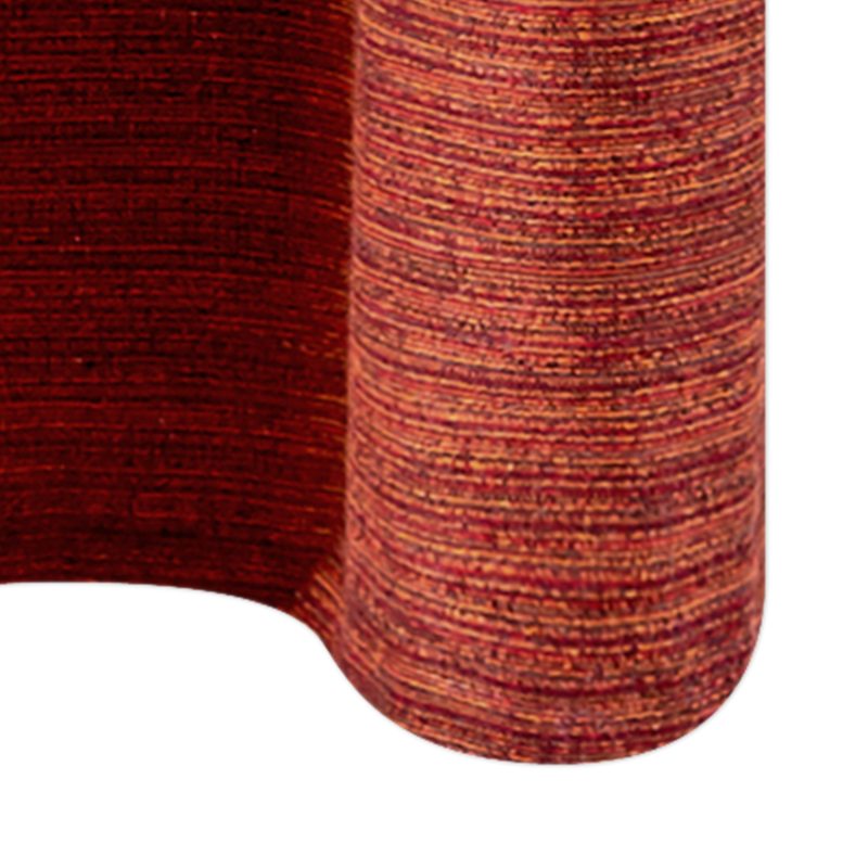Rideau UNO coloris rouge orangé 135 x 260 cm