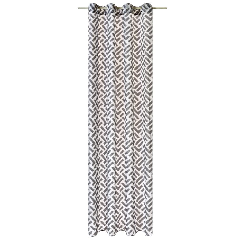 Voilage ETNA coloris gris perle 140 x 240 cm