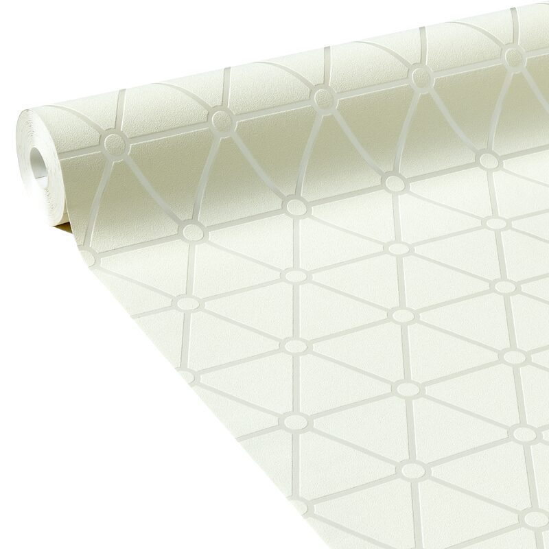 Papier peint intissé MONZA coloris blanc