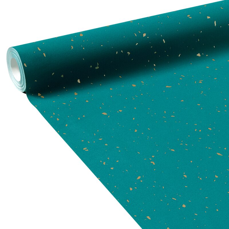 Papier peint intissé ROCCA BY E. RIVASSOUX coloris vert émeraude