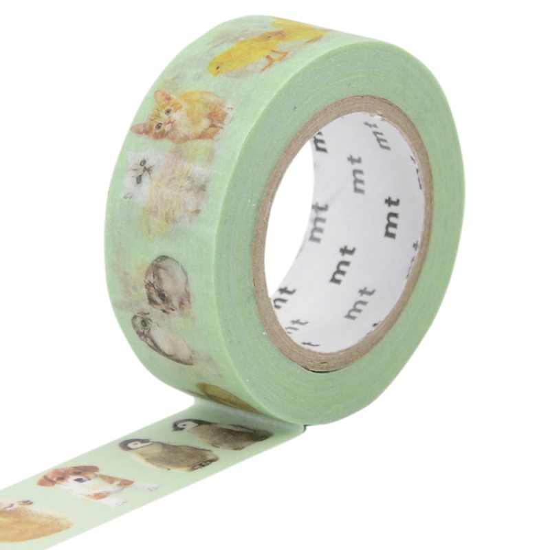 Masking tape BABY ANIMAL coloris transparent