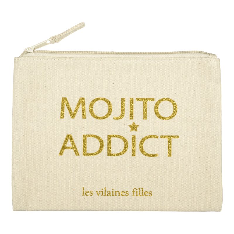 Pochette MOJITO ADDICT coloris or
