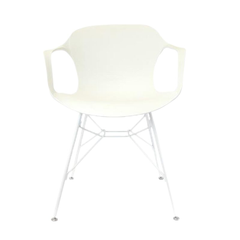 Fauteuil GROOVY coloris blanc
