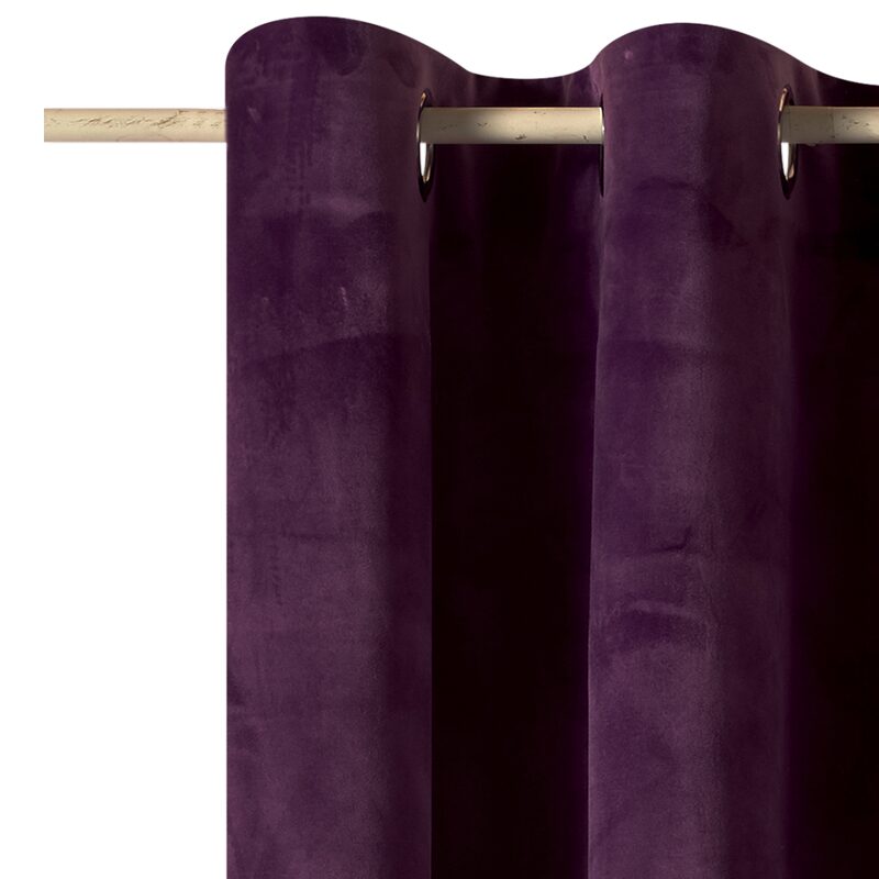 Rideau MAEVA coloris mauve 135 x 240 cm