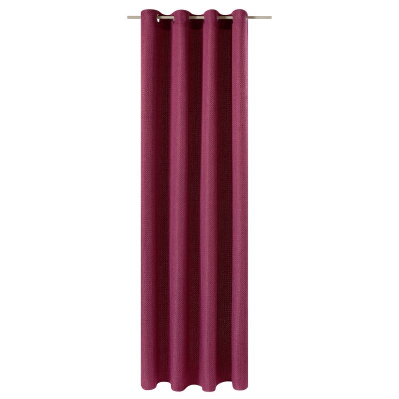 Rideau ROSINE coloris rose framboise 135 x 240 cm