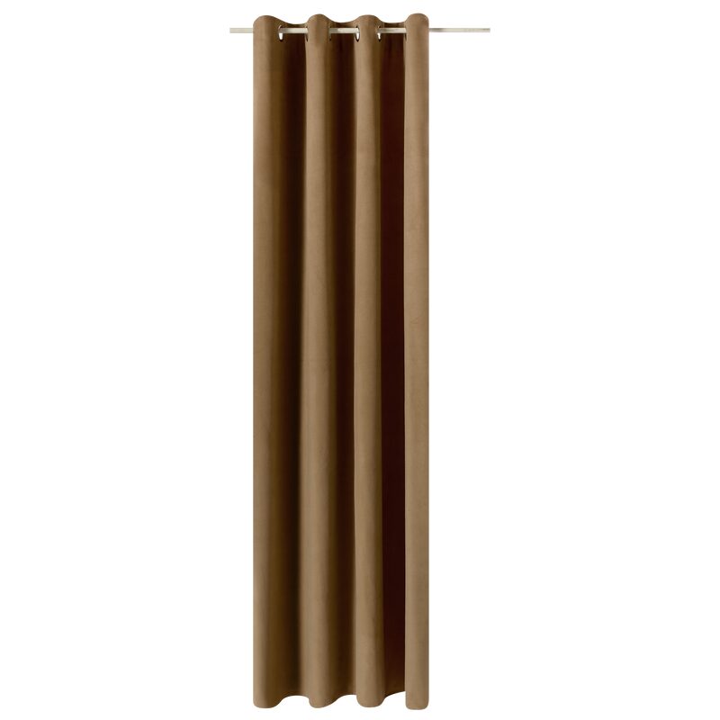 Rideau VIVIEN coloris camel 135 x 240 cm
