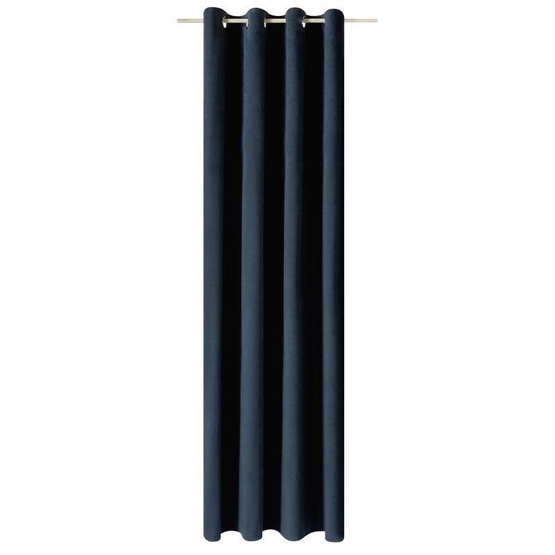 Rideau VIVIEN coloris bleu nuit 135 x 240 cm