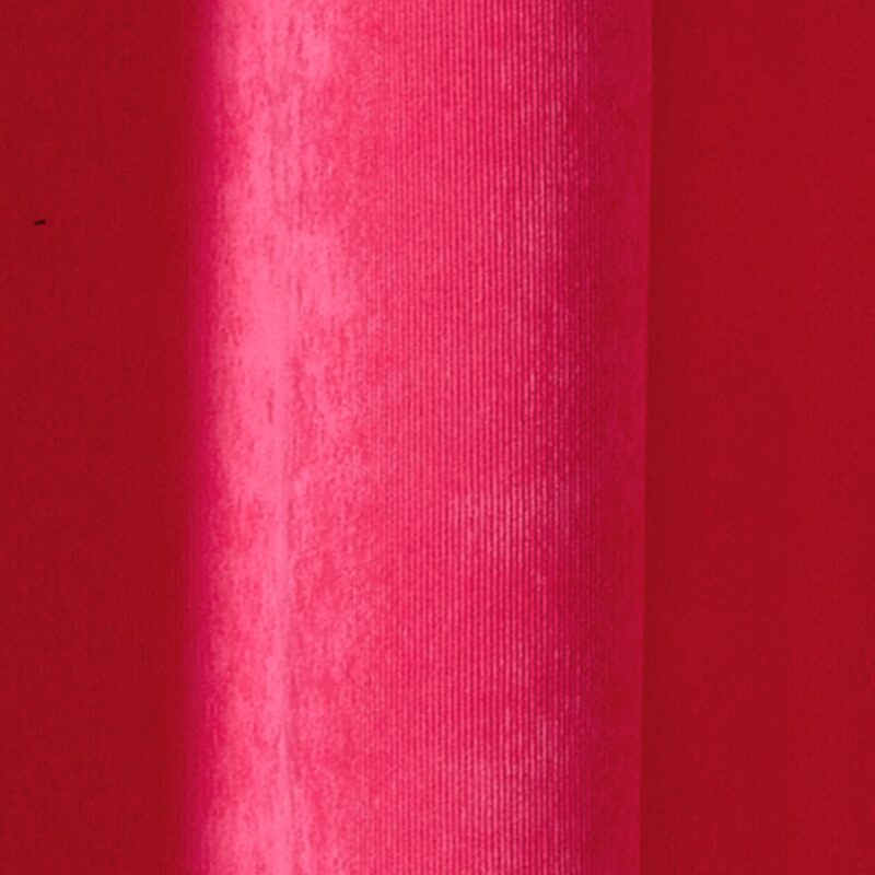Rideau QUINCY coloris rouge coquelicot 135 x 240 cm