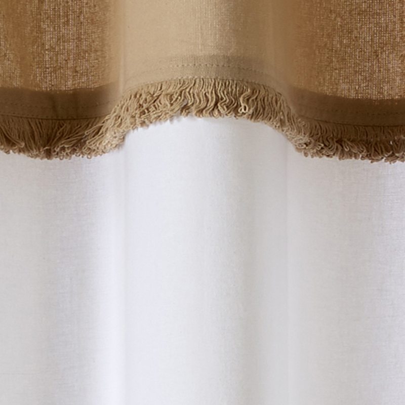Rideau BOHEME coloris blanc 140 x 260 cm