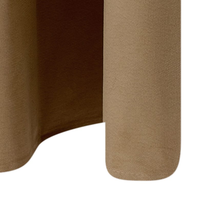 Rideau VIVIEN coloris camel 135 x 240 cm