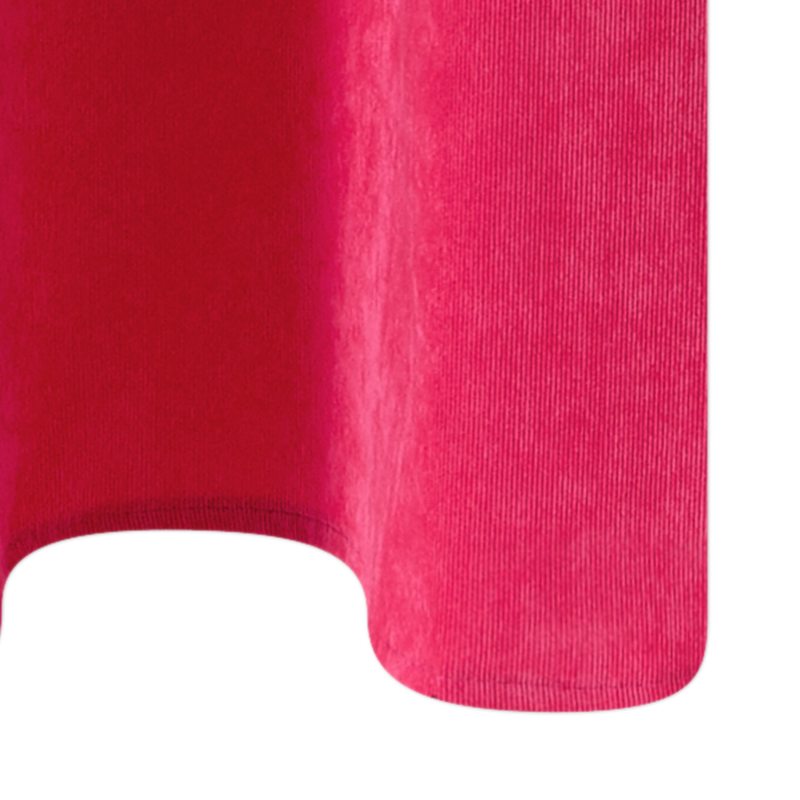 Rideau QUINCY coloris rouge coquelicot 135 x 240 cm