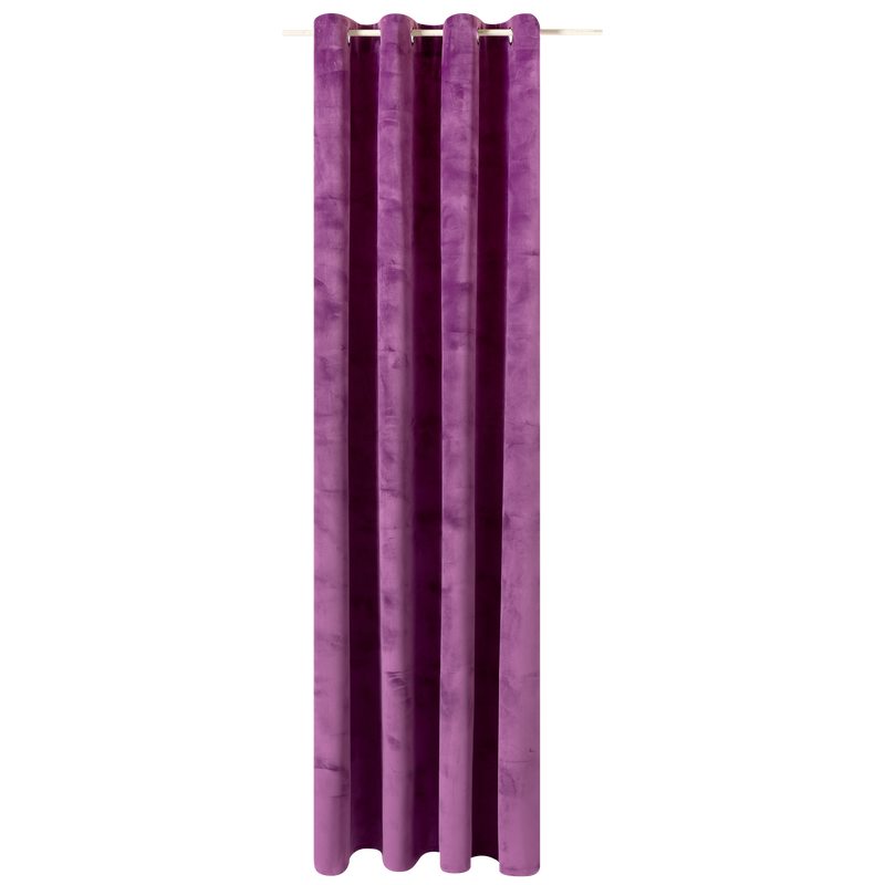Rideau MAEVA coloris violet 135 x 240 cm