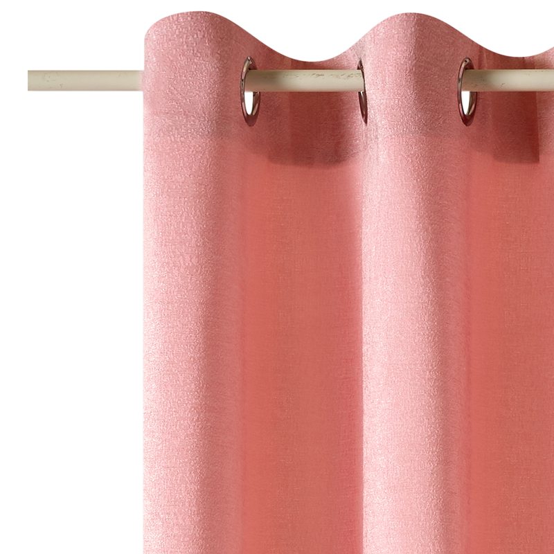 Rideau SABINE coloris rose 135 x 240 cm