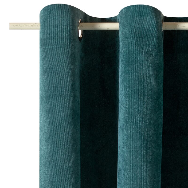 Rideau QUINCY coloris colvert 135 x 240 cm