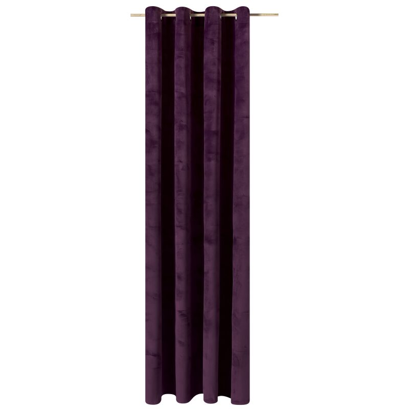 Rideau MAEVA coloris mauve 135 x 240 cm
