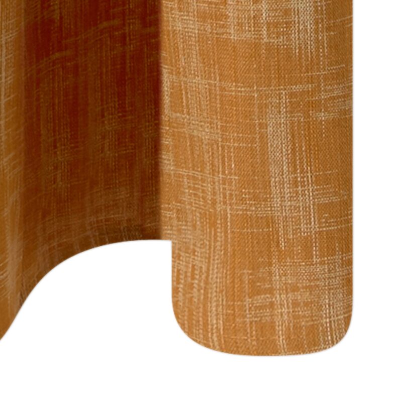 Rideau EDVIN coloris jaune ocre 135 x 240 cm