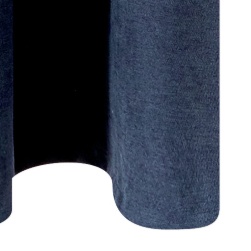 Rideau WALL STREET coloris bleu nuit 145 x 260 cm