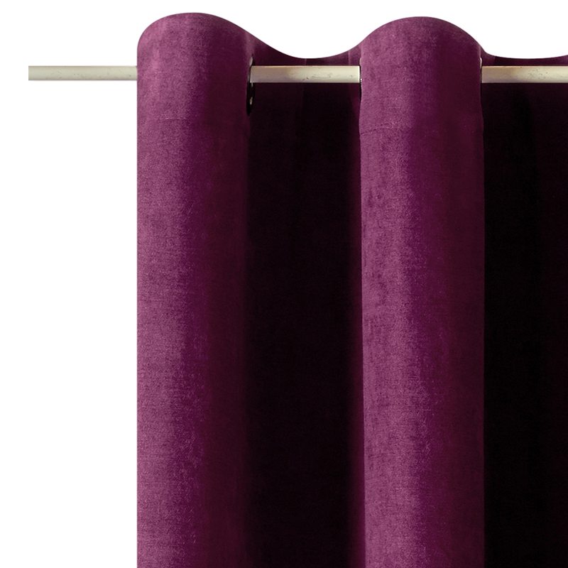 Rideau WALL STREET coloris prune 145 x 260 cm