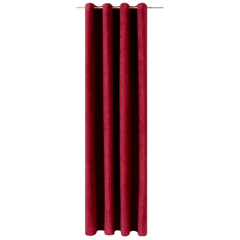 Rideau WALL STREET coloris bordeaux 145 x 260 cm