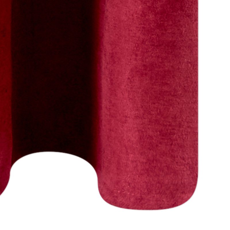 Rideau WALL STREET coloris bordeaux 145 x 260 cm