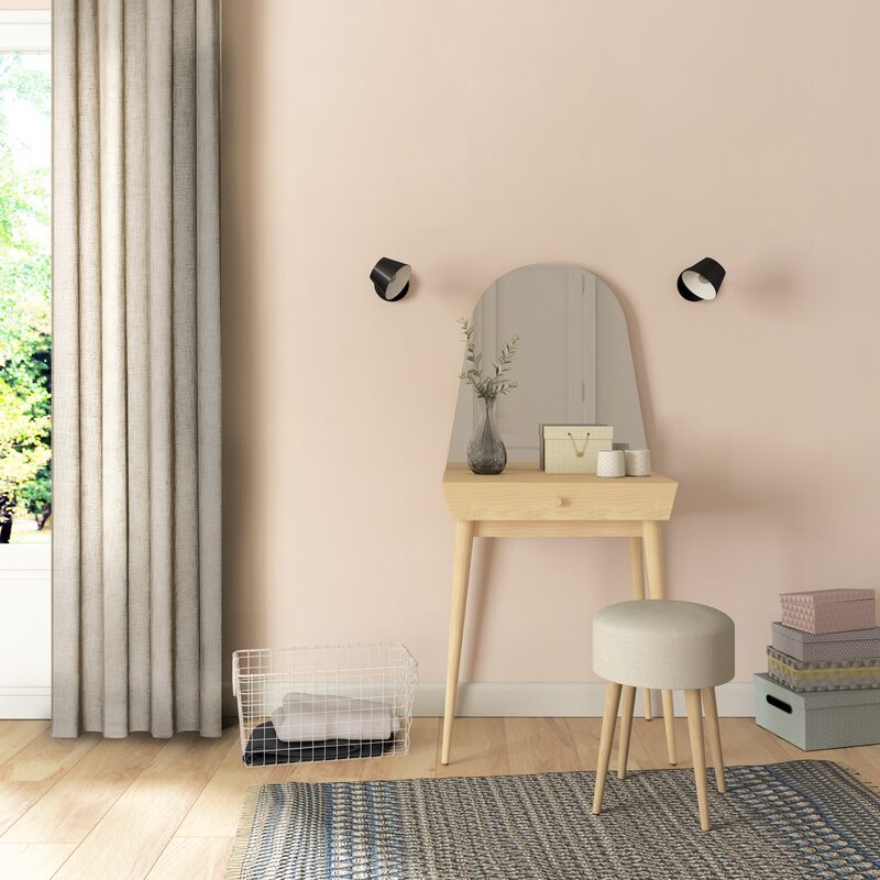Voilage LINETTE coloris chocolat 145 x 240 cm