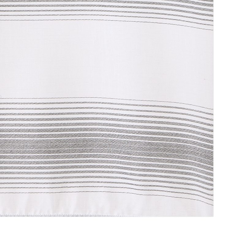 Vitrage PANORAMA coloris gris anthracite 58 x 130 cm