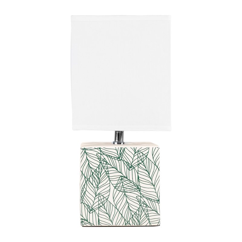 Lampe à poser NATURE coloris vert 35 x 16 cm