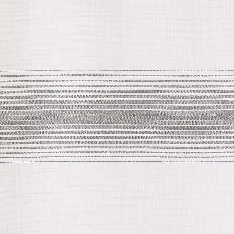 Vitrage PANORAMA coloris gris anthracite 58 x 130 cm