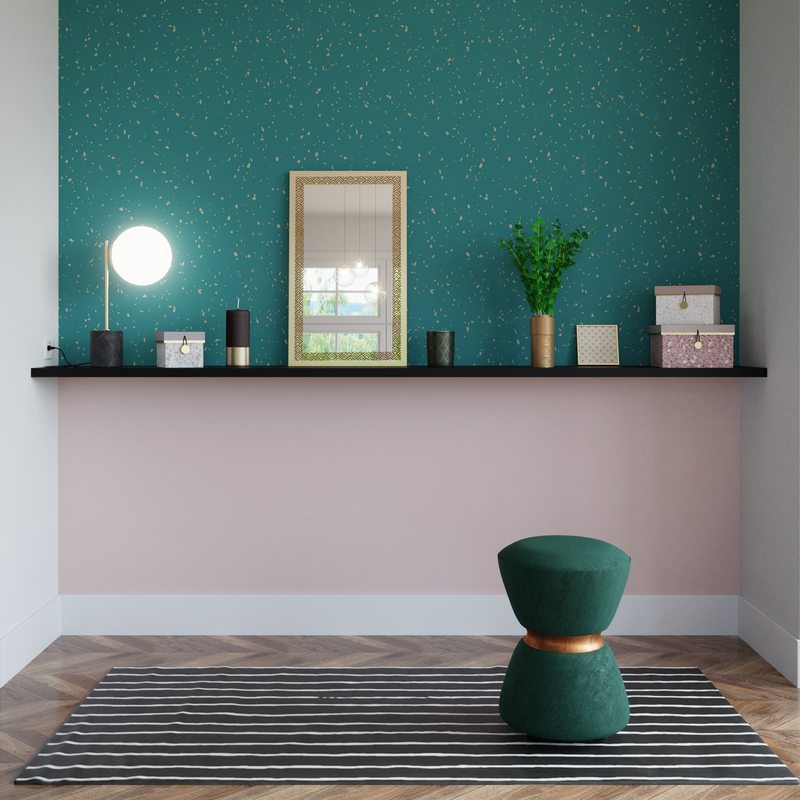 Bougie EMERAUDE coloris vert