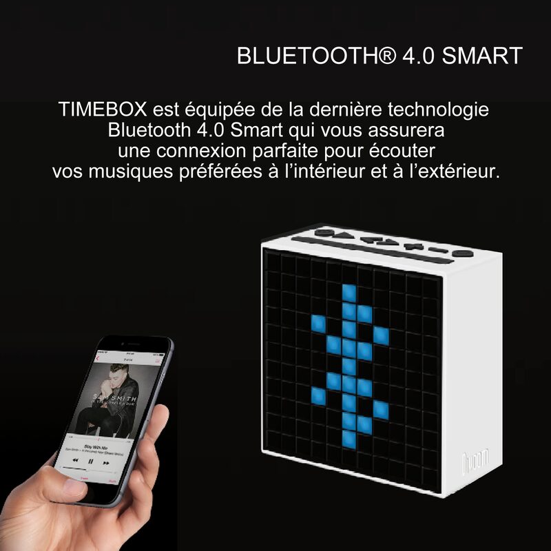 Enceinte TIMEBOX X DIVOOM coloris bois blond