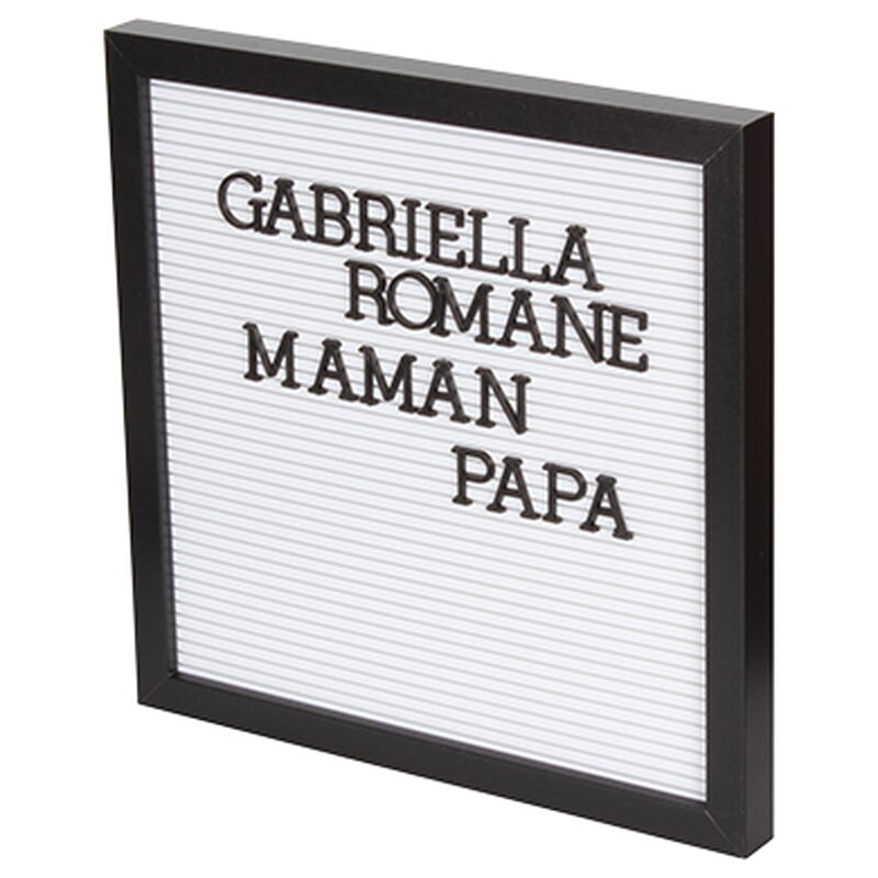Mémo LETTER BOARD coloris blanc