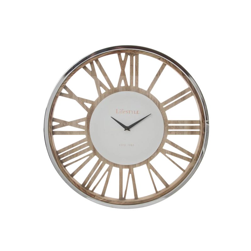 Horloge ISAURE coloris chêne clair