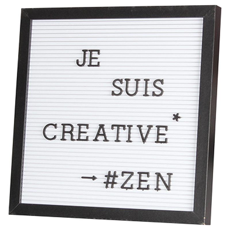 Mémo LETTER BOARD coloris blanc