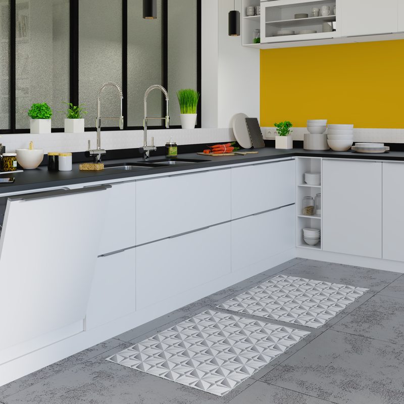 Tapis NORWALK coloris blanc
