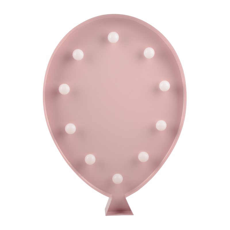 Néon JULIO coloris rose 35 x 25 cm