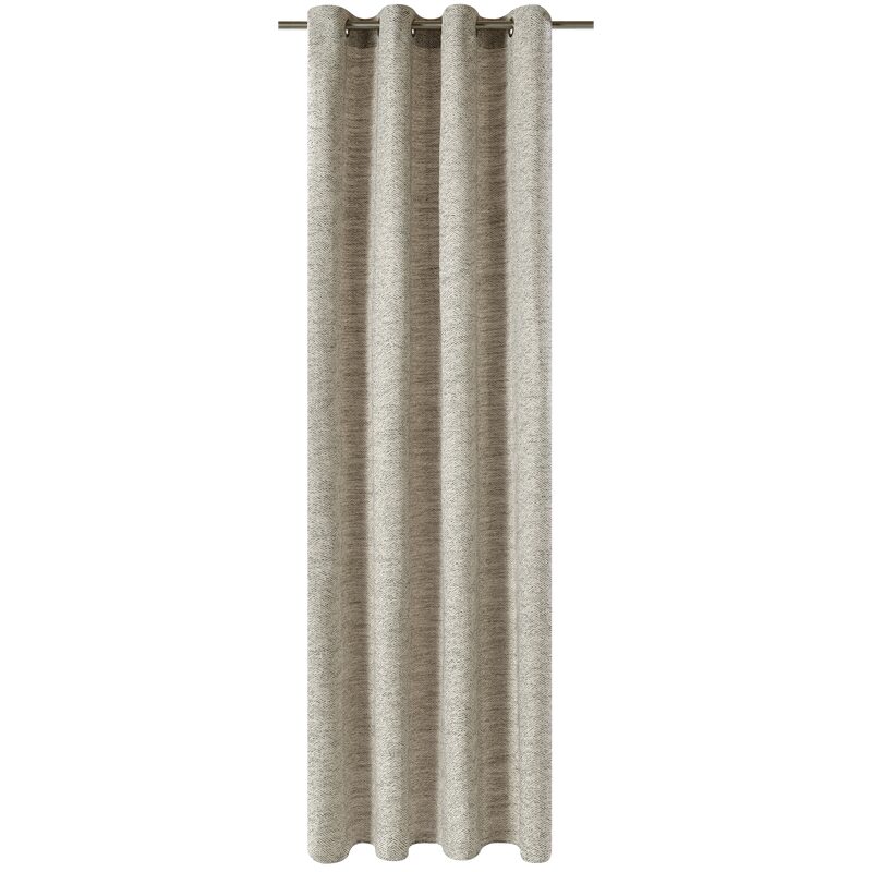 Rideau SIERRO coloris sable beige 140 x 260 cm