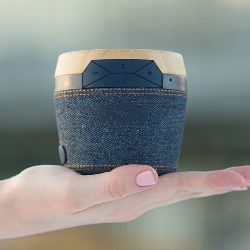 Enceinte CHANT MINI  X HOUSE OF MARLEY coloris denim