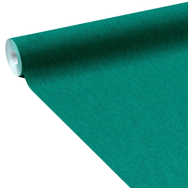 Papier peint intissé CALICO coloris vert émeraude