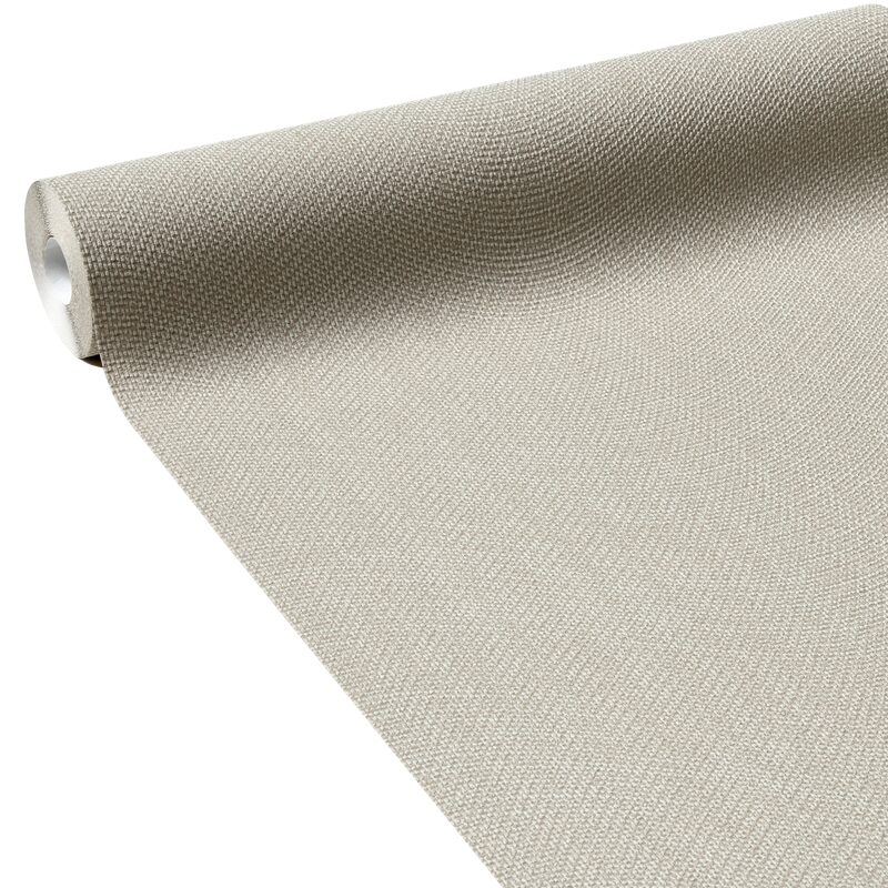 Papier peint intissé TEXIA coloris lin foncé