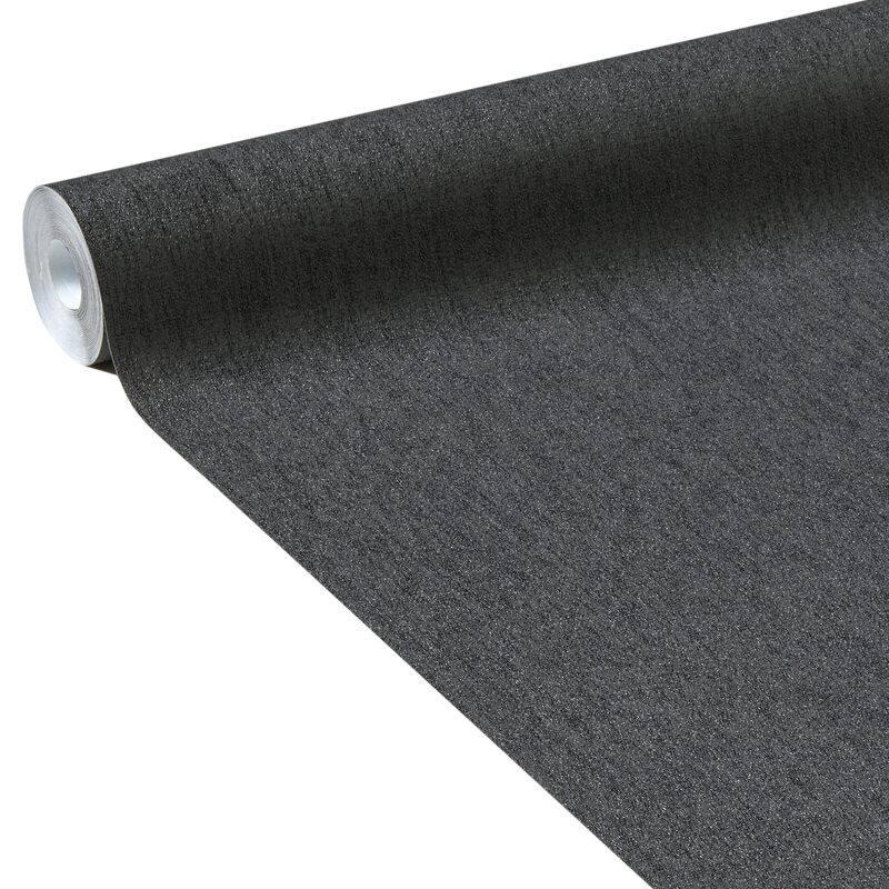 Papier peint intissé CALICO coloris gris anthracite