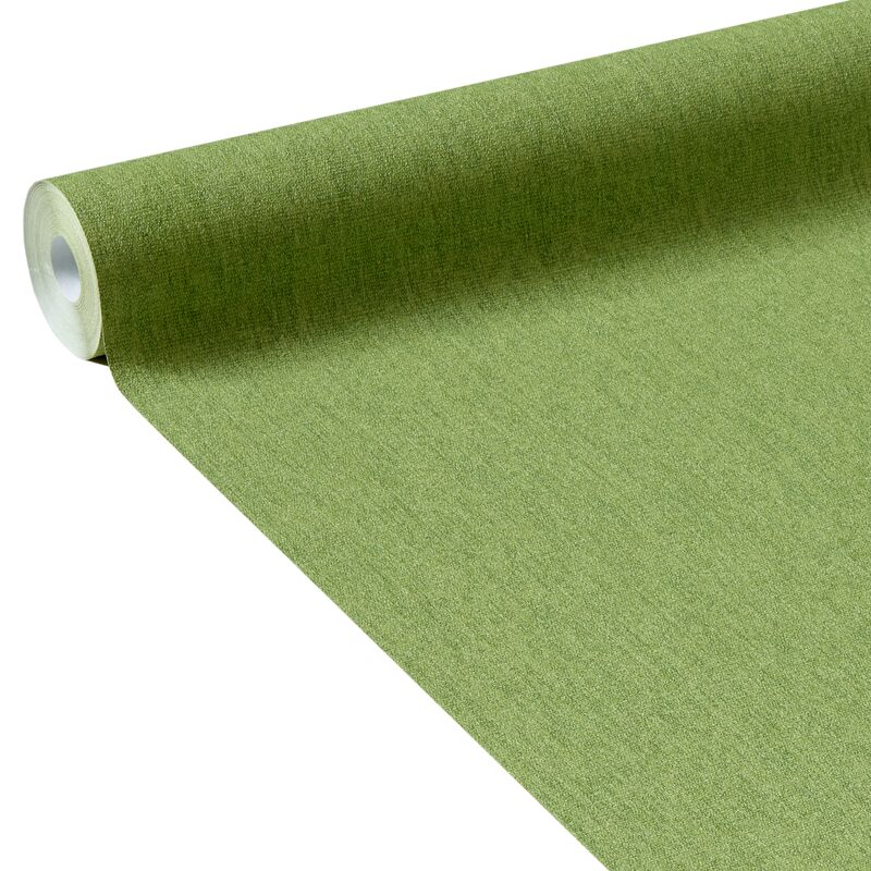 Papier peint intissé CALICO coloris vert bambou