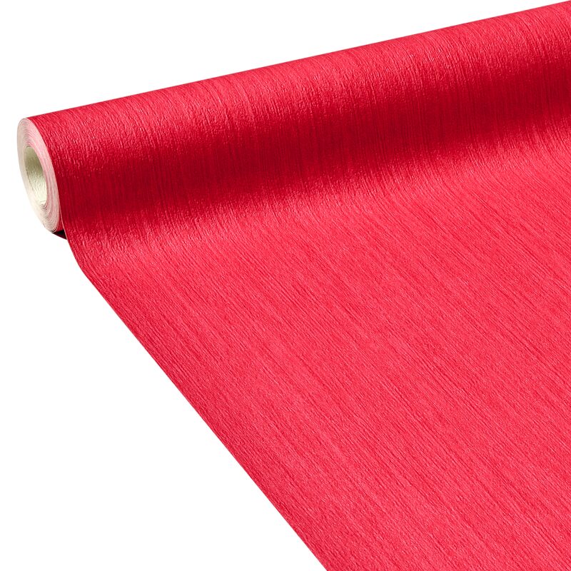 Papier peint PANAMA coloris rouge coquelicot
