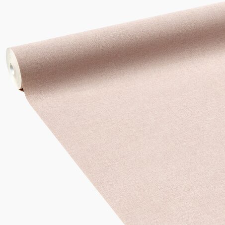 Papier peint intissé FLORENTINE coloris rose poudré