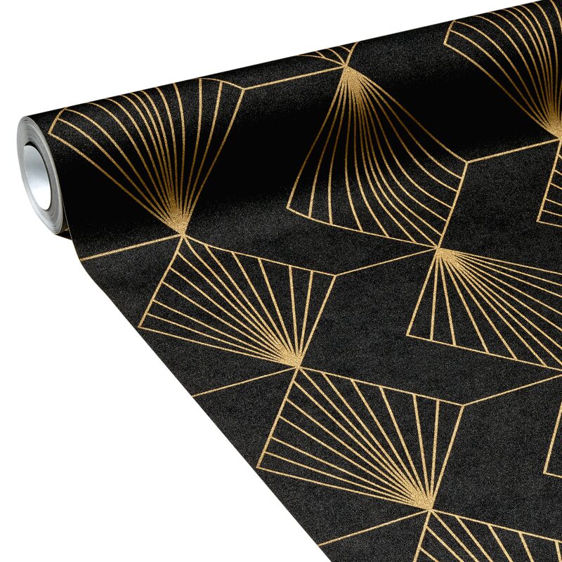 Papier peint intissé GATSBY coloris noir