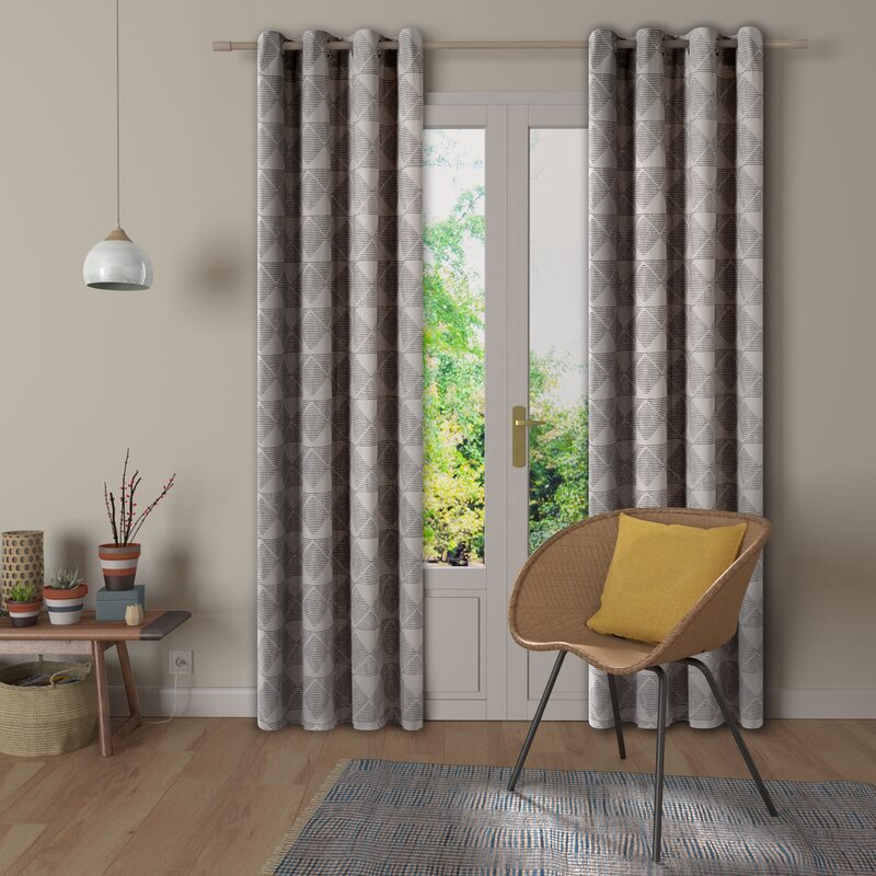 Rideau TABRIZ coloris naturel 140 x 240 cm