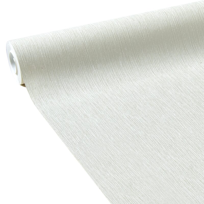 Papier peint intissé LUMIERE coloris blanc
