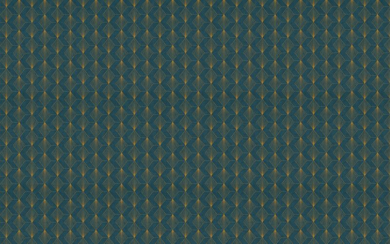 Papier peint intissé GATSBY coloris bleu paon