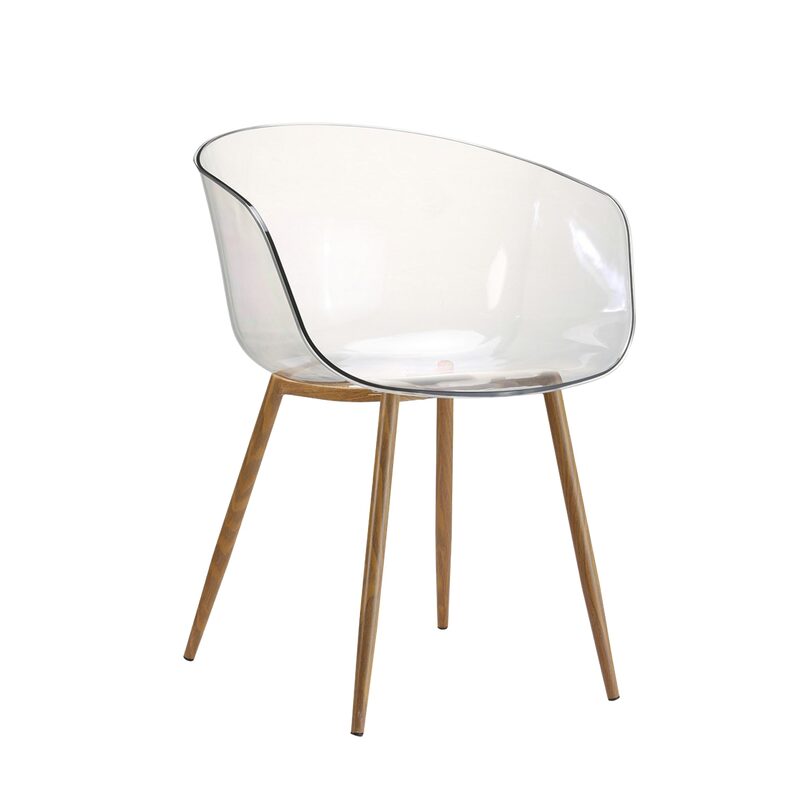 Fauteuil KACIM coloris transparent