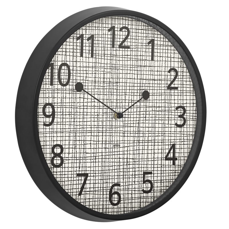 Horloge GRIDLINE coloris noir
