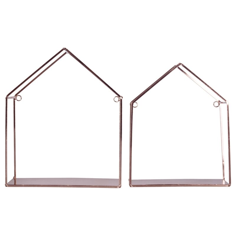 Set d'étagères LOTTA x2 coloris cuivre
